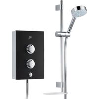 Mira Decor 8.5kW Black Onyx Single Outlet Electric Shower Clearscale 110mm Head