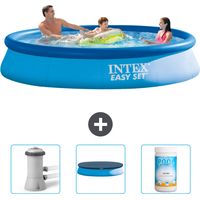 Intex Piscine Easy Set Ronde - 366x76 cm - 4-pièces SCB75