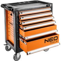 Neo 84-223 carro de taller robusto multicolor 6 cajones