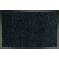 WOHNDIRECT Fußmatten für Innen & Außen TÜRMATTE - 1 Stück 40x60 cm, Schwarz