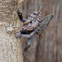 Fairy Tree Hugger Garden Ornament Novelty Halloween Sculpture