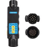 12V Anhängerstecker, 13-poliger Tester für Anhängerkupplungsbeleuchtung, Kfz-Anhängerkupplungs-Verkabelungstest, Diagnosegerät zur Widerstands- und Fehlererkennung.
