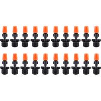 20 Pièces Buse de Brumisation Orange G1/2 pour Arrosage de Serre et Jardin