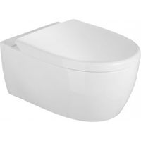 Toilette suspendu blanche.sans rebord - FORMAT Design
