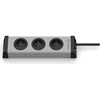 Ehmann Regleta universal gris 3 enchufes tipo E 3 m