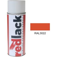 Bomboletta di Vernice spray 400ml – RAL 3022 – Rosso Salmone – satinata – multisupporto – Redlack