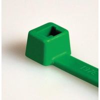 HELLERMANN TYTON 116-08015 POLIAMIDA VERDE 100PIEZA(S) PRESILLA - SUJECCIÓN PARA CABLES (21 CM, 4,7 MM, 1,3 MM, 100 PIEZA(S))