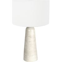 Anne Lighting - lámpara de mesa - Travino - crema blanco - piedra