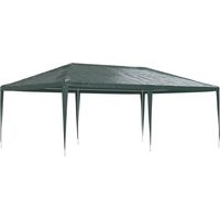 Tente de réception professionnelle, Tonnelle de Jardin, Pergola Pavillon Chapiteau 4x6 m Vert 90 g/m² FCV65358