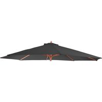 HHG – Housse de parasol 350 cm – Toile en polyester 180g/m² – Protection UV 50 – Résistante à l'eau et à la saleté – Hotte de circulation d'air
