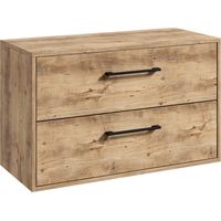 Badplaats Mueble Bajo Lavabo Florence 80 x 46 cm – Roble Castaño