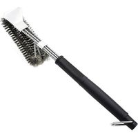 Brosse à Barbecue avec spatule en Acier Inoxydable 304 et poignée Longue - Idéal pour Barbecue à Charbon ou électrique