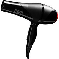 Secador de pelo negro mate y brillante 2000W - / 3 modos de calor de 2 velocidades