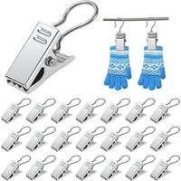 85 Stück Metall-Gardinenclips, dekorative Gardinenclips, Haken zum Aufhängen, für die Heimdekoration, Silber