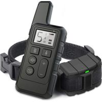 Dog Shock Collar 500M Dog Training Collar with Remote Rechargeable IPX7 Waterproof Electronic Collar for Small and Medium Dogs Black