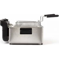 Friteuse Electrique double LIVOO DOC217 - 2 x 3 L - Inox 3300W - Noir + Gris