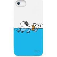 Funda iLuv ICA7H383WHT Funda Snoopy Para iPhone 5 5S SE Blanco