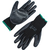 Gants nylon enduction nitrile 9 en sachet de 12