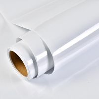Papel adhesivo blanco brillante con purpurina para muebles (40 x 300 cm), vinilo impermeable para muebles, paredes de cocina, mesas, baños, armarios y encimeras.
