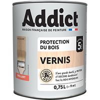 Vernis Bois Brillant Incolore Protection Durable Brillance éclatante - Addict