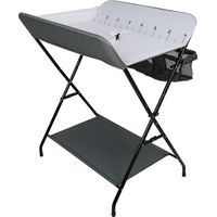 Yongqing – Table à langer pliante avec panier de rangement – Matériaux : tube métallique renforcé, tissu Oxford imperméable – Capacité 25 kg – Design européen