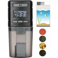 Chargeur automatique de nourriture pour poissons d’aquarium mangeoire avec minuterie automatique pour poissons nourriture pour poisson pour aquarium