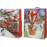 Busta Regalo Natale Assortite - Misura 42x30x12