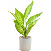 Plante artificielle en pot, buisson réaliste de 34 cm, décoration bonsaï