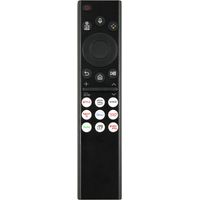 Controle Remoto Samsung com Voice Search - 8 Botões de Atalho para Netflix, Prime Video, Disney+ e Hulu, Design Ergonômico
