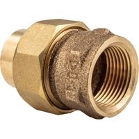 Rotguss-Lötfitting Verschraubung konischdichtend 18 mm x 1/2 Zoll IG - Typ 4340G, DVGW