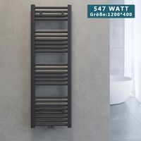 Handtuchtrockner Heizkörper Handtuchwärmer Badheizkörper Anthrazit 1200x400mm