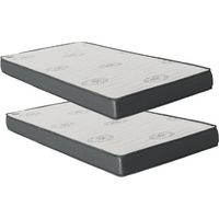 2er Set Matratzen viskoelastisch Etagenbett 90x190x20/90x190x15