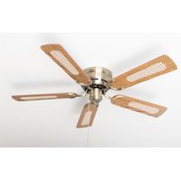 Ceiling fan Kisa Deluxe AB Oak / Walnut