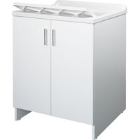 Mueble lavadero con 2 puertas y tina de polipropileno 7002AK