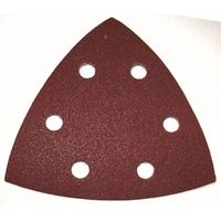 FEUILLE ABRASIVE À VELCRO EN DELTA Grain 50 - 6 pièces