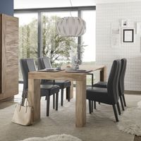 Consolle "Orion" con struttura in folding, design moderno, per arredo interno 46/291 x 90 x h 78 cm -Rovere