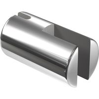 Support ø12 pour pochette porte-affiche - Décor : Anodisé argent - Diamètre : 13 mm - Matériau : Aluminium - ITAR
