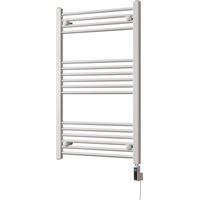 Zennor - White Electric Towel Rail H1000mm x W600mm Straight 500w Thermostatic WIFI