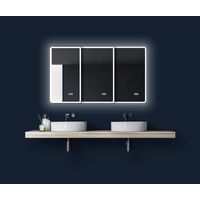 Talos Sun Specchio da Bagno, Bianco Caldo, 45 x 70 cm
