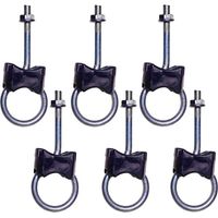 Lot 6x KIT Vis Boucle Pour Trampoline Montant 25mm et Pied 38mm