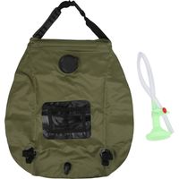 Sac de douche solaire chauffant pour extérieur, portable, pour le camping et la randonnée, sac de rangement d'eau pour la douche