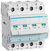 Hager SBN490 Interruttore modulare 100A 4 poli