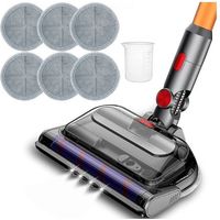 Brosse turbo motorisée pour lave-vaisselle – Compatible Dyson V7 V8 V10 V11 V15 – Nettoyage sols marbre et bois – 3 chiffons microfibre inclus