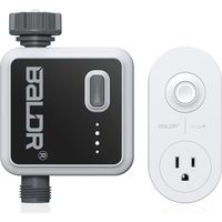 Temporizador de grifo RAINPOINT de 1 zona con control por Wi-Fi y puerta de enlace para riego exterior del hogar