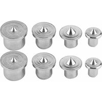 8pcs Wood Alignment Stud Centering Tool Points Marker Drill Center, 4/5/6/8/10/12 mm Pin (Hollow)