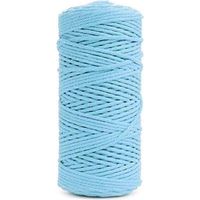 200 m fil de macramé 3mm fil de coton fil de coton bleu macramé cordon macramé coton cordon macramé corde