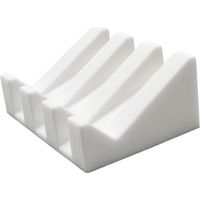 Porte-savon en silicone pour piano, étanche, lavable, antidérapant, vente directe d'usine (blanc neige)