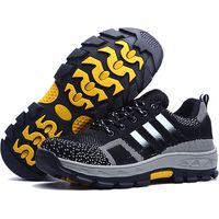 Chaussures de Sécurité Protection Homme, Chaussures de Travail Antidérapantes, Femme Chaussures de Léger Respirant, Noir, Taille 35