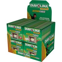 ESPOSITORE DIAVOLINA ACCENDIFUOCO 40 CUBI DA BANCO 48 cf. cm.37 x 29 x h.29,5