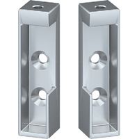 Jgo. Soportes Barra Kerri Facil Montaj Plata Mate